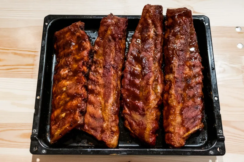 Das Ergebnis: drei Leitern Ribs